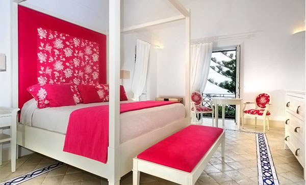 neon pink bedroom