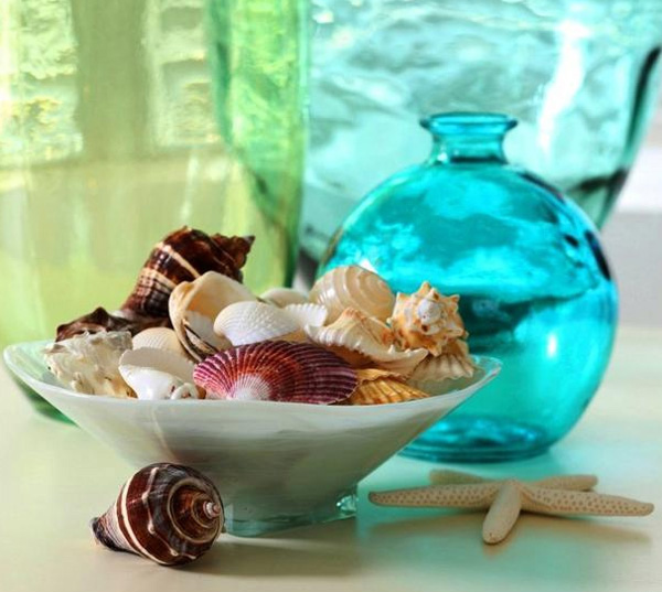 seashell centerpiece