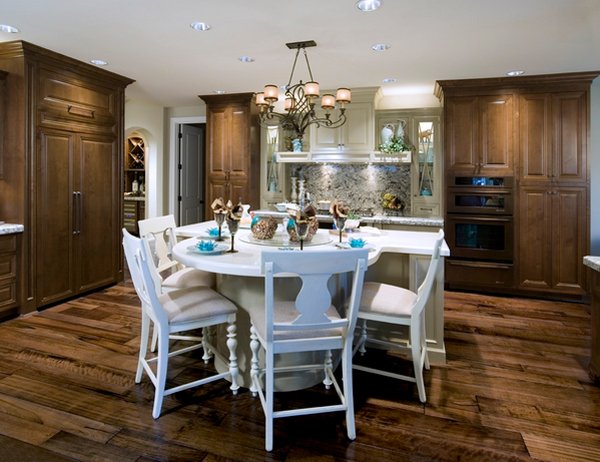 15 Beautiful Kitchen Island With Table Attached Home Design Lover