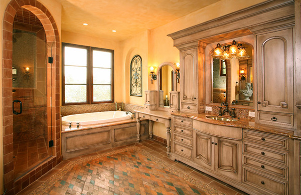 15 Beautiful Mediterranean Bathroom Designs Home Design Lover