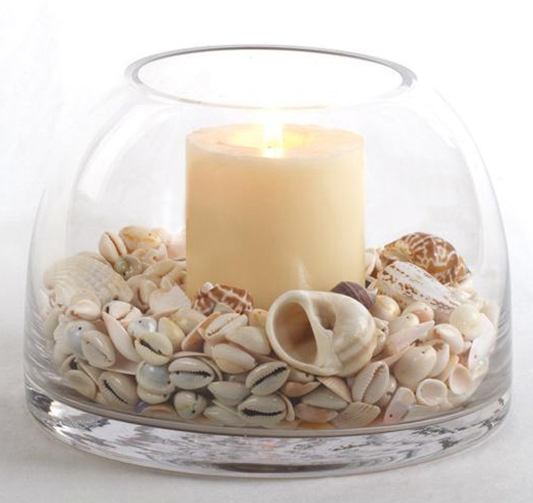 seashell centerpiece