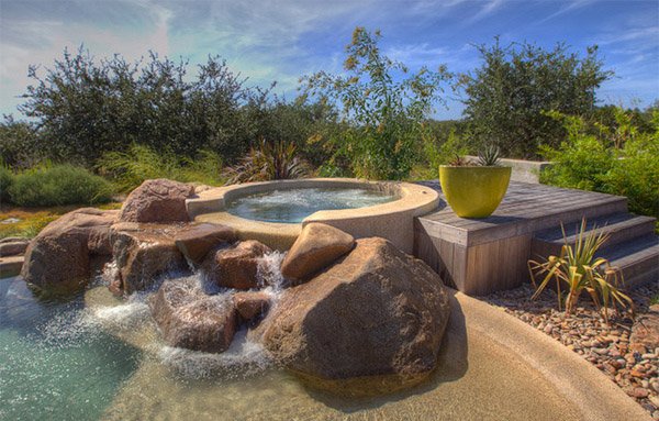 natural pool area