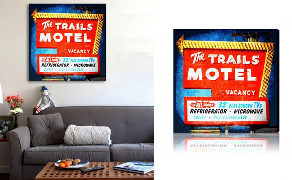 The Trails Motel Wall idea