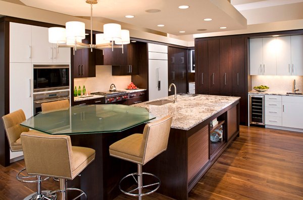 gloss cabinetry kitchen