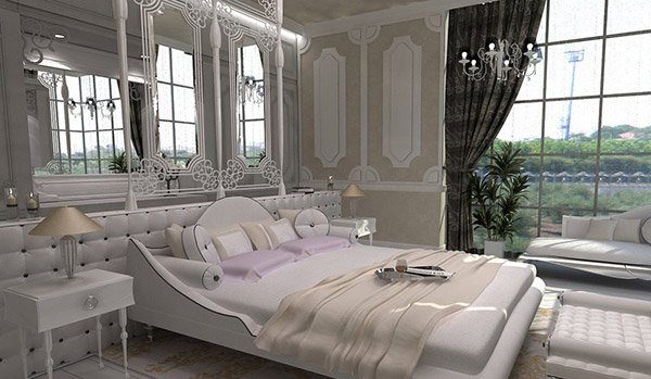 15 Modern  Vintage Glamorous Bedrooms  Home Design  Lover