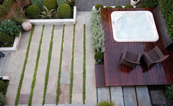 terrace hot tub