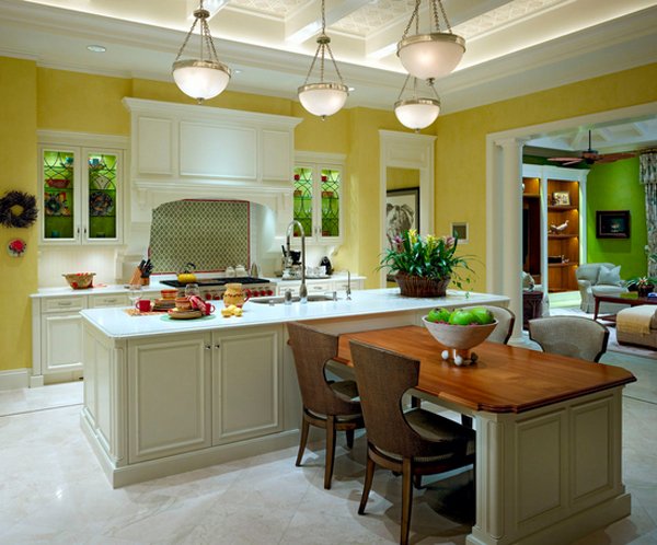 15 Beautiful Kitchen Island With Table Attached Home Design Lover