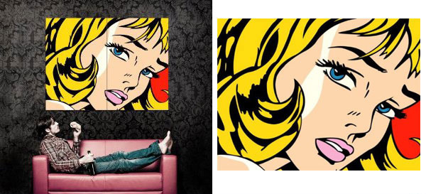 Girl Vector Pop Art