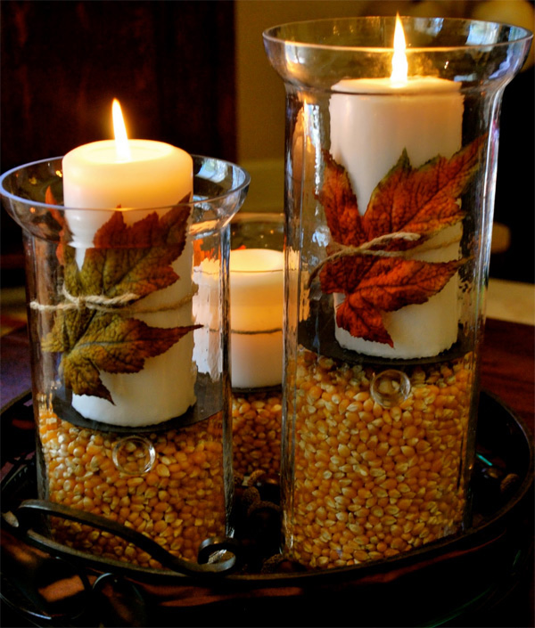 cool autumn table decoration deco