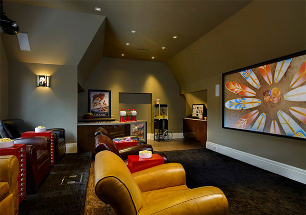 Contemporary Home Theaters