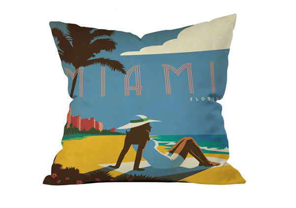 Anderson Design Group Miami Throw Pillow