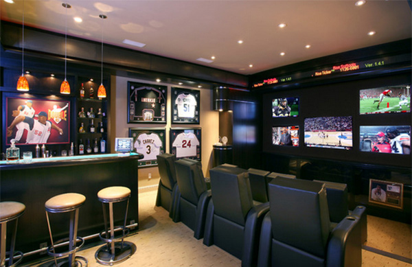 media room bars