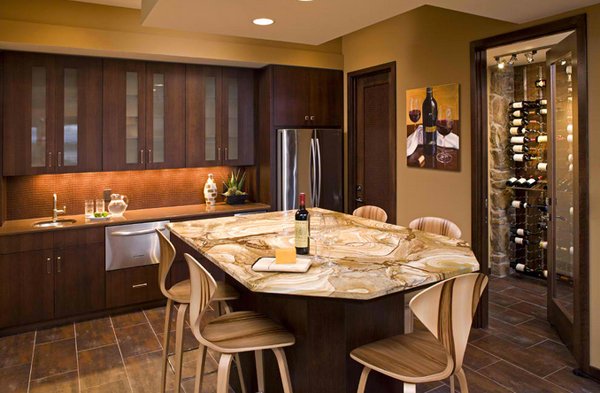 wet bar kitchen