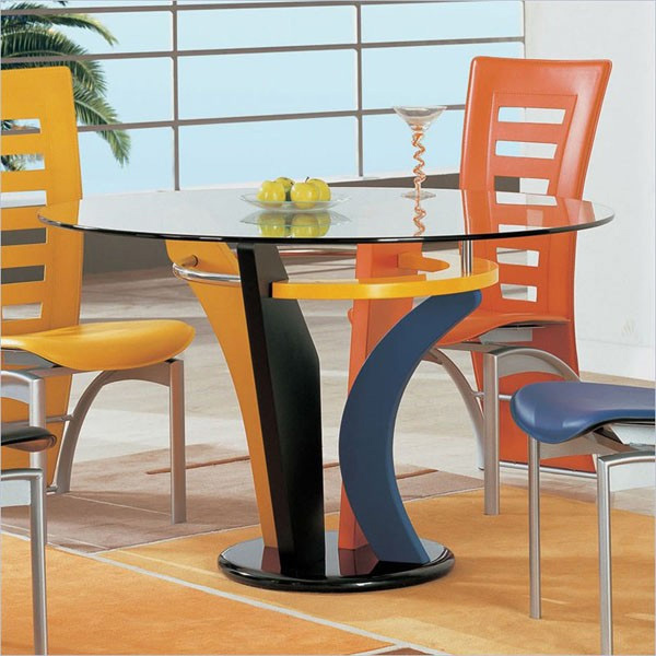 neville casual multi-color dining table