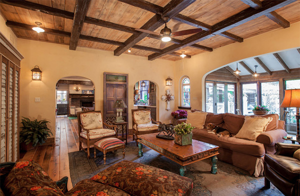 rustic living room