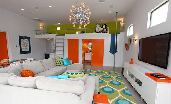 contemporary family rooms