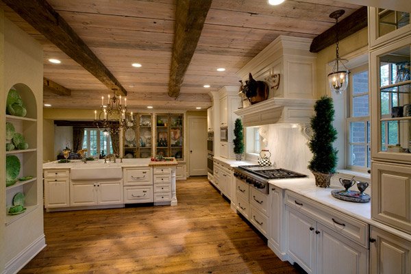 15 Traditional And White Farmhouse Kitchen Designs Home Design Lover