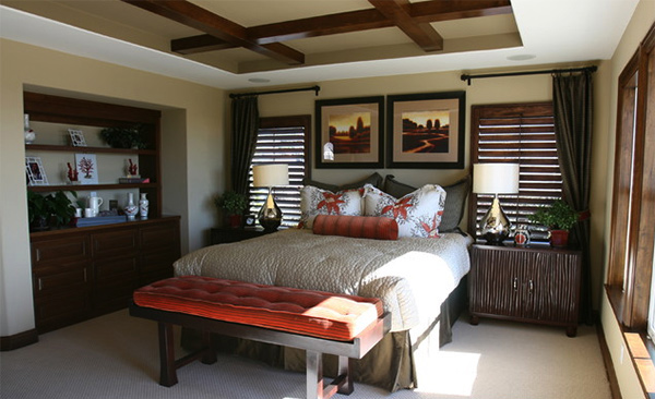 Asian Inspired Master Bedroom