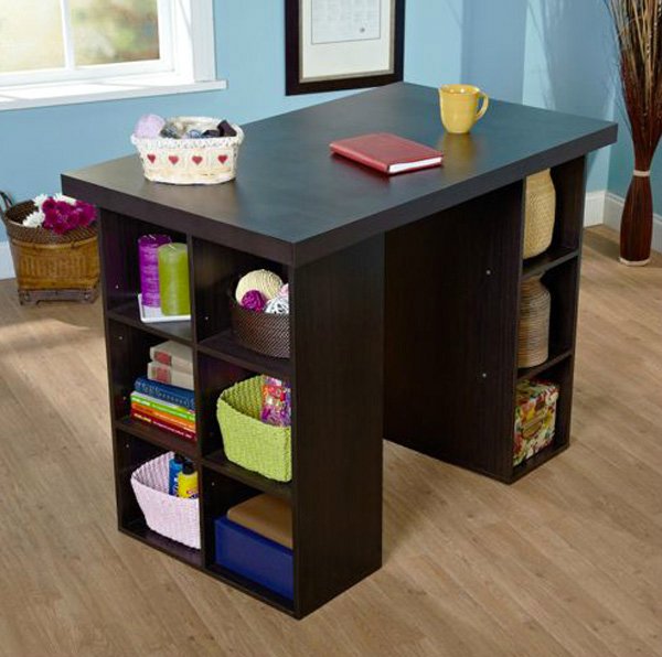 best arts and crafts table with storage