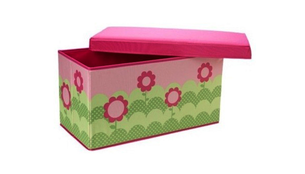 little tikes pink bench toy box