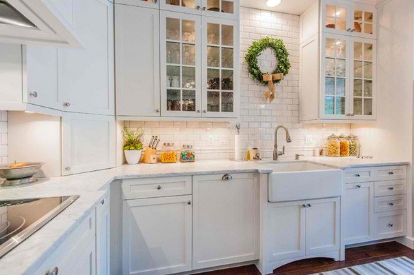 15 Traditional And White Farmhouse Kitchen Designs Home Design Lover