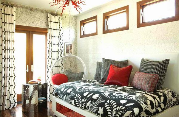 15 Stunning Bedrooms With Swing Chairs Home Design Lover