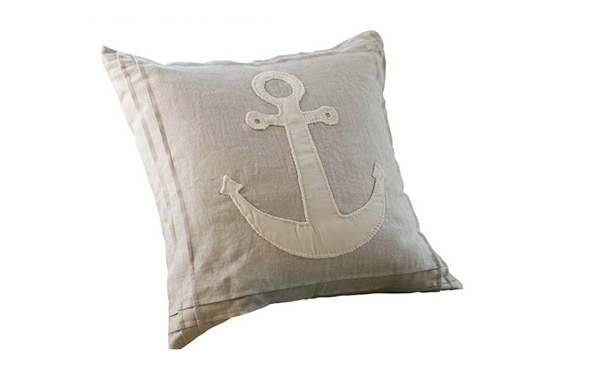 Natural Anchor Pillow