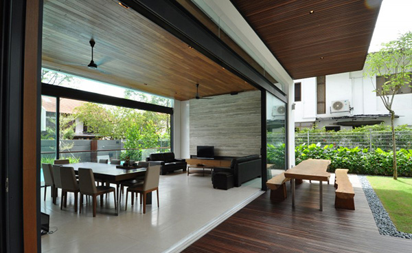 Sunset Terrace- An Impeccable Modern Bungalow in Singapore ...