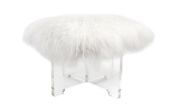 Jonathan Adler Mongolian Lamb Bench