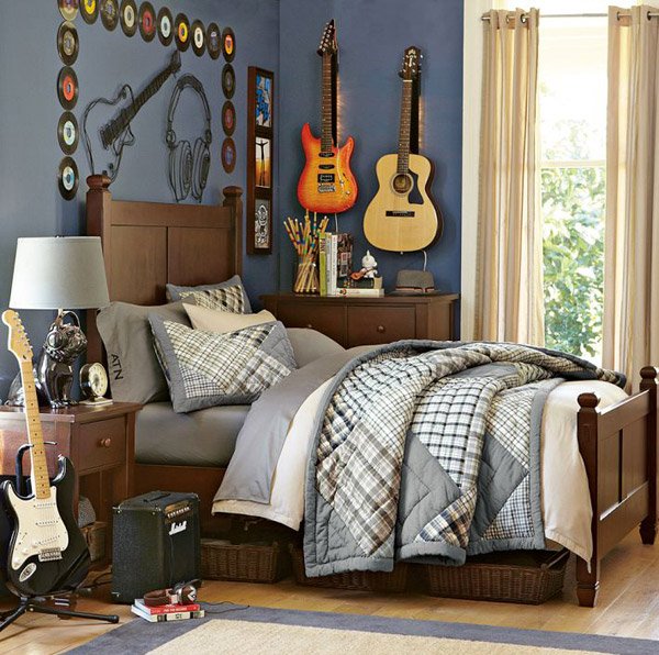 15 Interesting Music Themed Bedrooms Home Design Lover