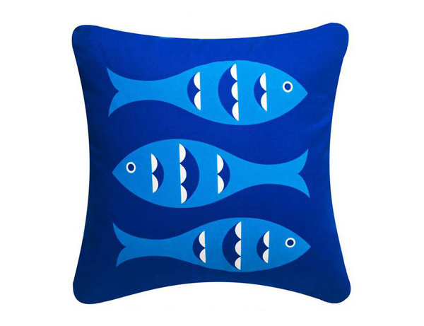 Blue Fish Eco Pillow