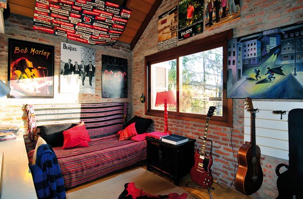 15 Interesting Music Themed Bedrooms | Home Design Lover