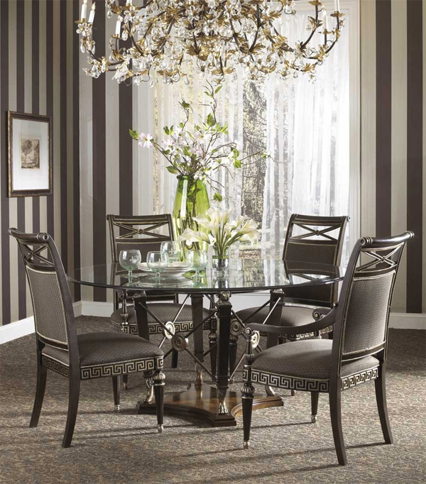 15 Unique Styles Of Round Glass Dining Table Home Design Lover