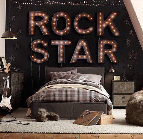 15 Interesting Music Themed Bedrooms Home Design Lover