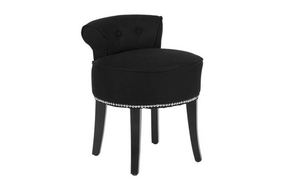 Safavieh Georgia Black Vanity Stool