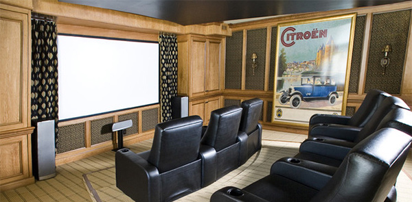 Contemporary Home Theaters