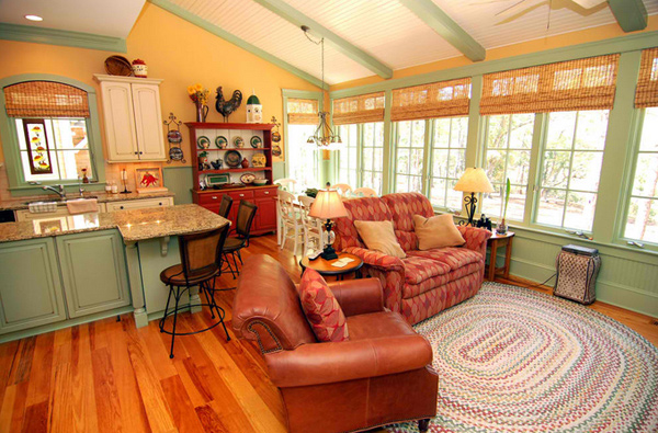 15 Homey Country Cottage Decorating Ideas for Living Rooms ...