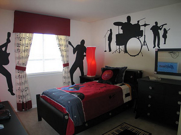 15 Interesting Music Themed Bedrooms Home Design Lover