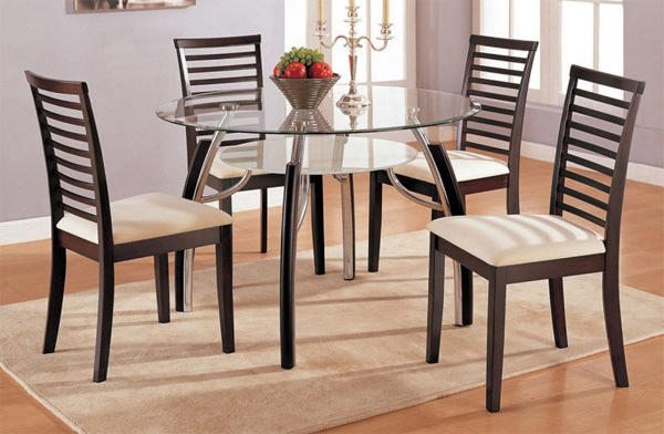 15 Unique Styles of Round Glass Dining Table | Home Design Lover