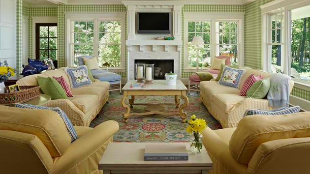 15 Homey Country Cottage Decorating  Ideas  for Living Rooms  