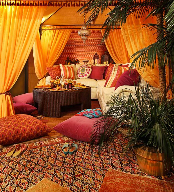 Moroccan Living Room Style