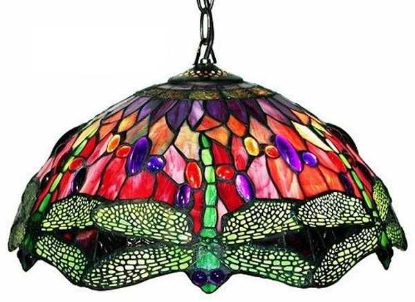 15 Unique Design of Stained Glass Chandelier | Home Design Lover