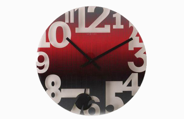 Red Swing Wall Clock