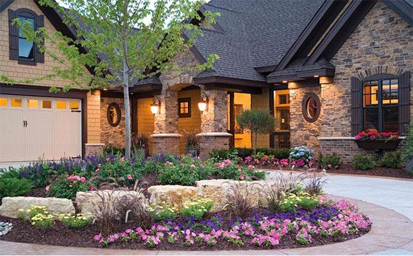 flower bed landscaping