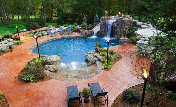 15 Relaxing And Dramatic Tropical Pool Designs Home Design Lover