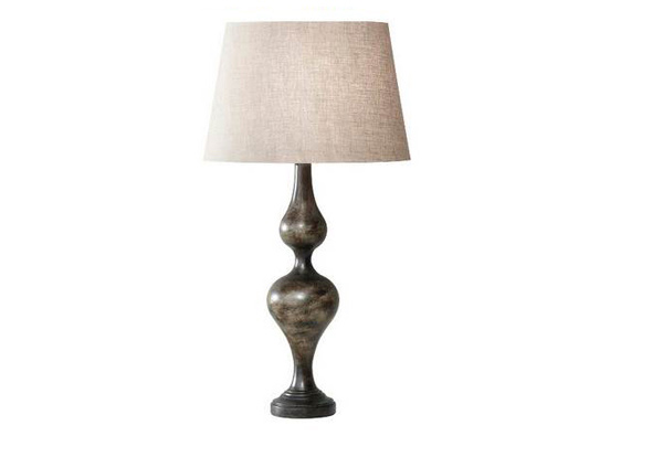 Weathered Black Lamp