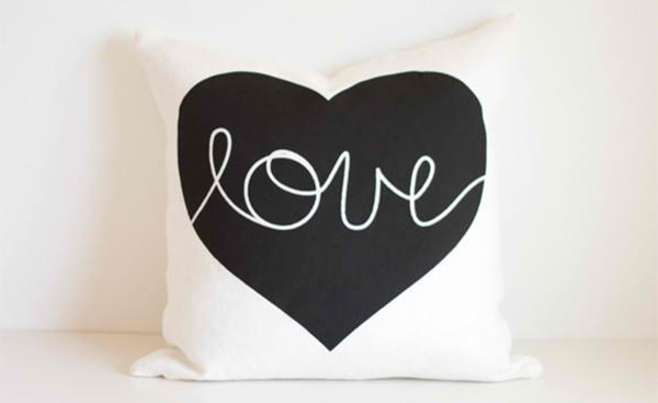 Heart Cushion Cover