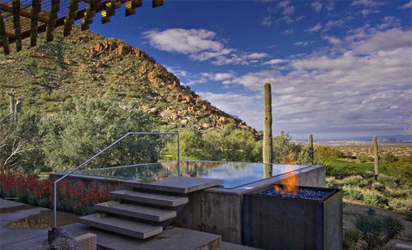 above ground pool