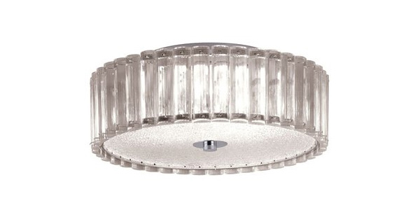 Silver Drum Flush Mount Ceiling Lights