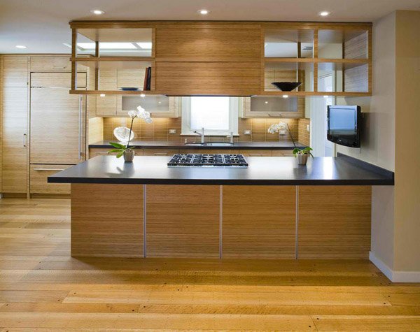 15 Contemporary Wooden Kitchen Cabinets | Home Design Lover